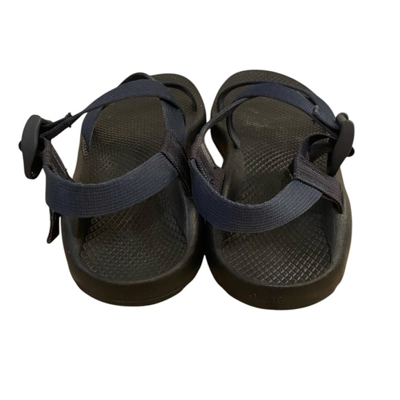 Chaco Womens Solid Blue Fabric Strappy Original Style Sandals - Picture 3 of 8